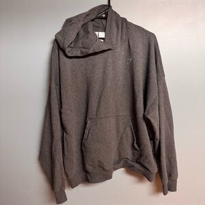 Gymshark Rest Day Sweats Hoodie – Black Marl/Charcoal Gray (XXL)